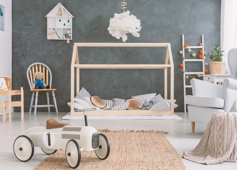 house frame bed - children's furniture for boys