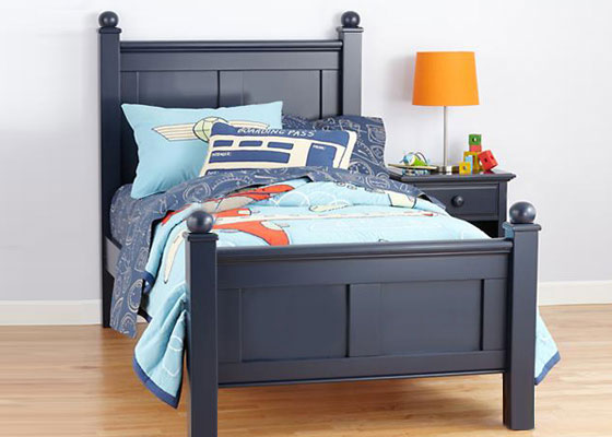 children's bedroom furniture - colonial bed for boys