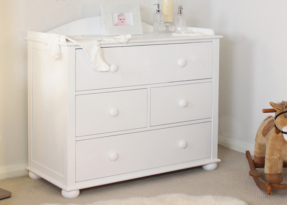children's bedroom furniture - chest of drawers or baby compactum changing unit