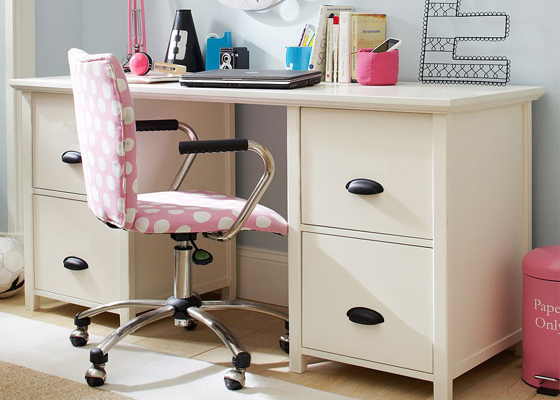 children's bedroom furniture - traditional desks for boys and girls